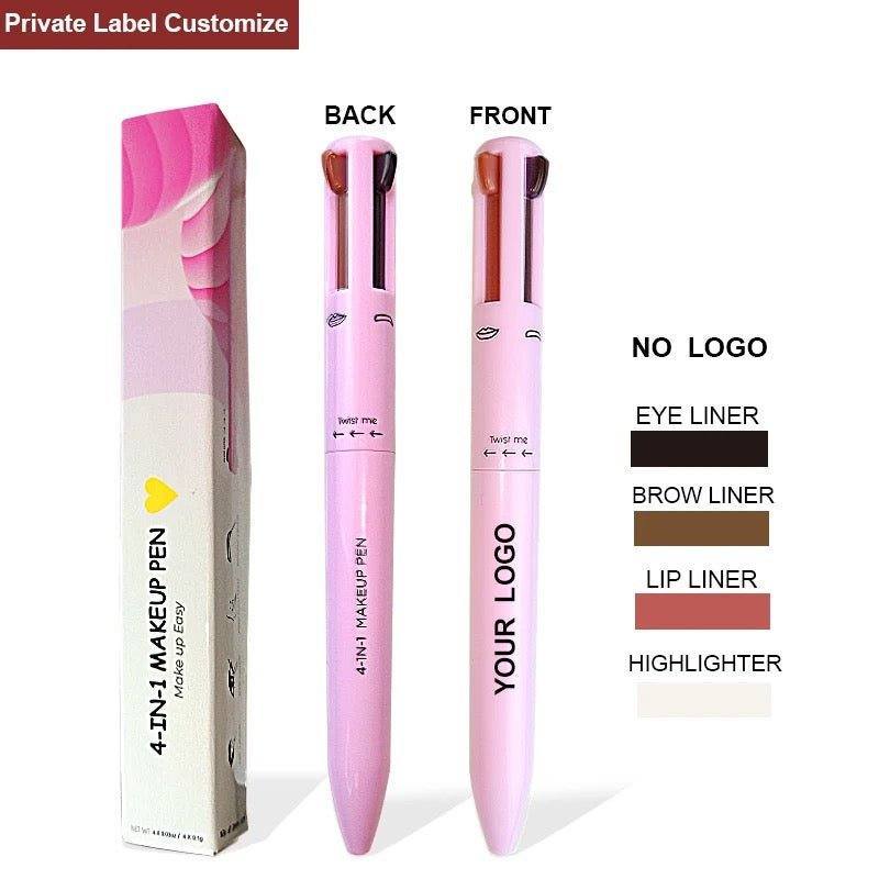 Make-up 4-in-1 PenMain Features:
✔️ All-in-One Eyeliner, Brow, Lip &amp; Highlighter Pen
✔️ Waterproof and Long-Lasting Formula
✔️ Easy-to-Use Precision Application
✔️ Four Versatile NORYnatural eyeliner makeup for women beauty